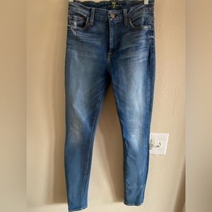 7 for all mankind “the high rise skinny” Size 26
